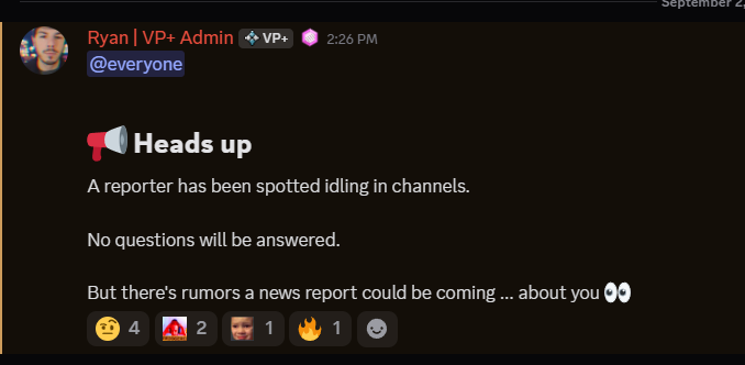VidProPlus's tweet photo. 🚨 BREAKING VP+ CLAN WARS NEWS

Someone new is hiding in VP+ Clan Wars...

He doesn’t speak. He just listens.

But there's rumours he's dropping something big soon

... and it could change everything