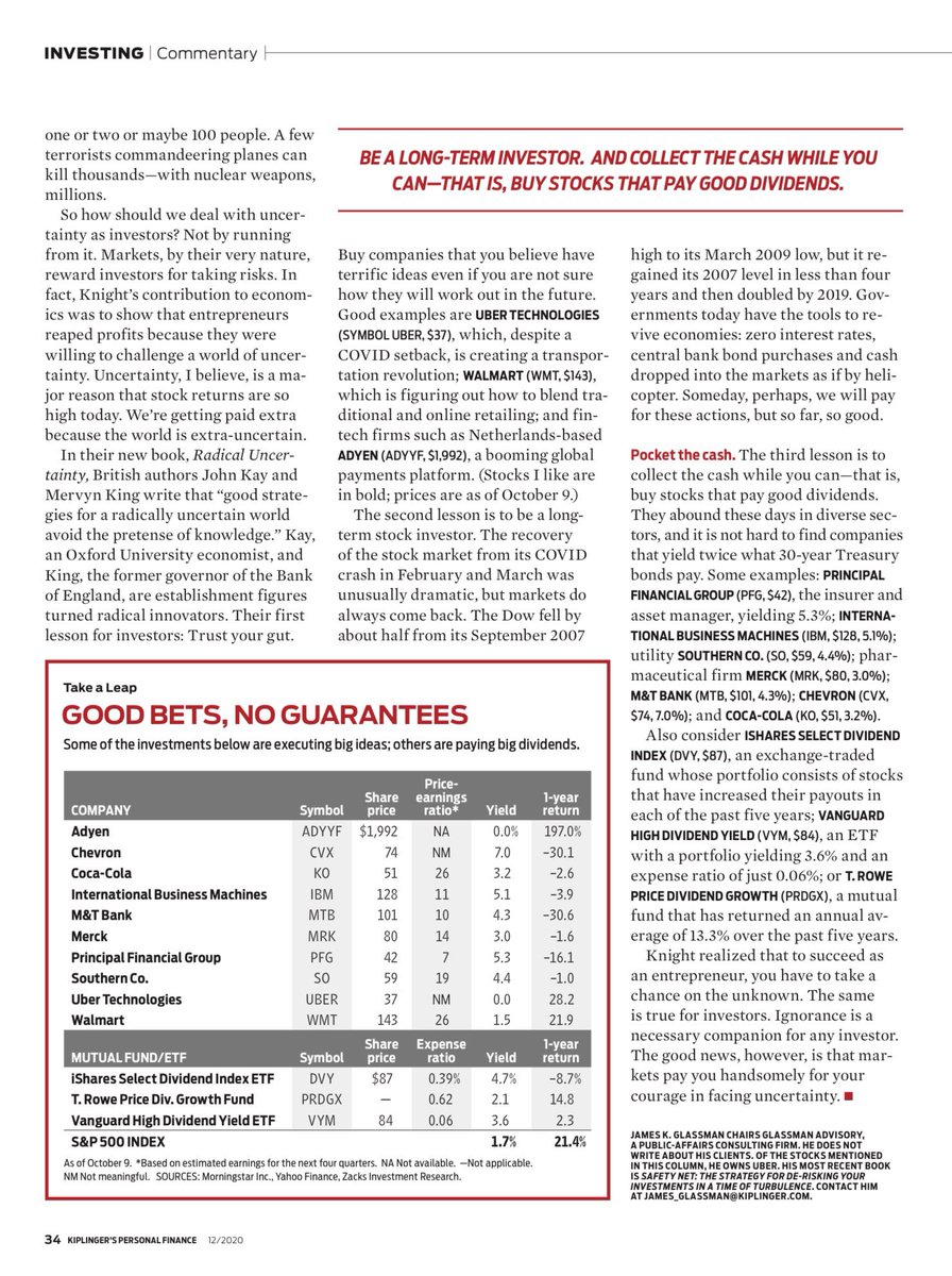 Investing in Uncertain Times