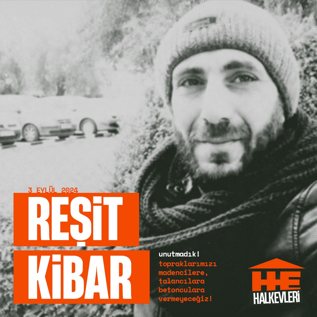 Reşit Kibar’ın katledilişinin yıl dönümünde tüm doğa ve yaşam savunucularını bir araya gelmeye çağırıyoruz!

📅 3 Eylül Çarşamba
🕛 12:00 Cankurtaran Mevkii (Fidan Dikimi ve Mezarlık Anması)
🕔 16:00 Hopa Parkı (Yürüyüş ve Basın Açıklaması)