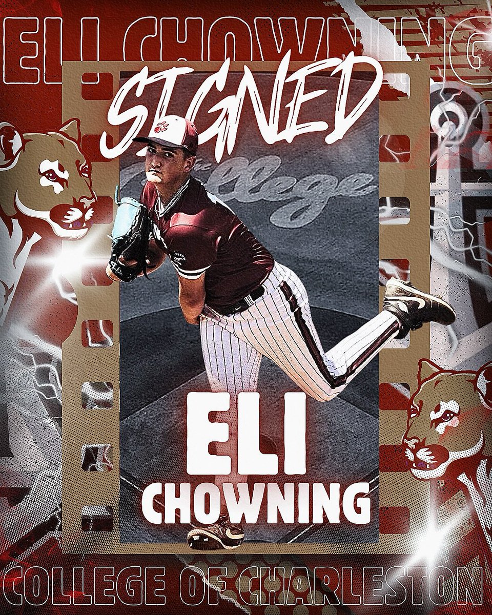 Congratulations to Eli Chowning on his commitment to College of Charleston ⚾️⚓️
<a href="/EliChowning/">Eli Chowning</a> <a href="/TweetsbyCoachP/">William Payne</a>