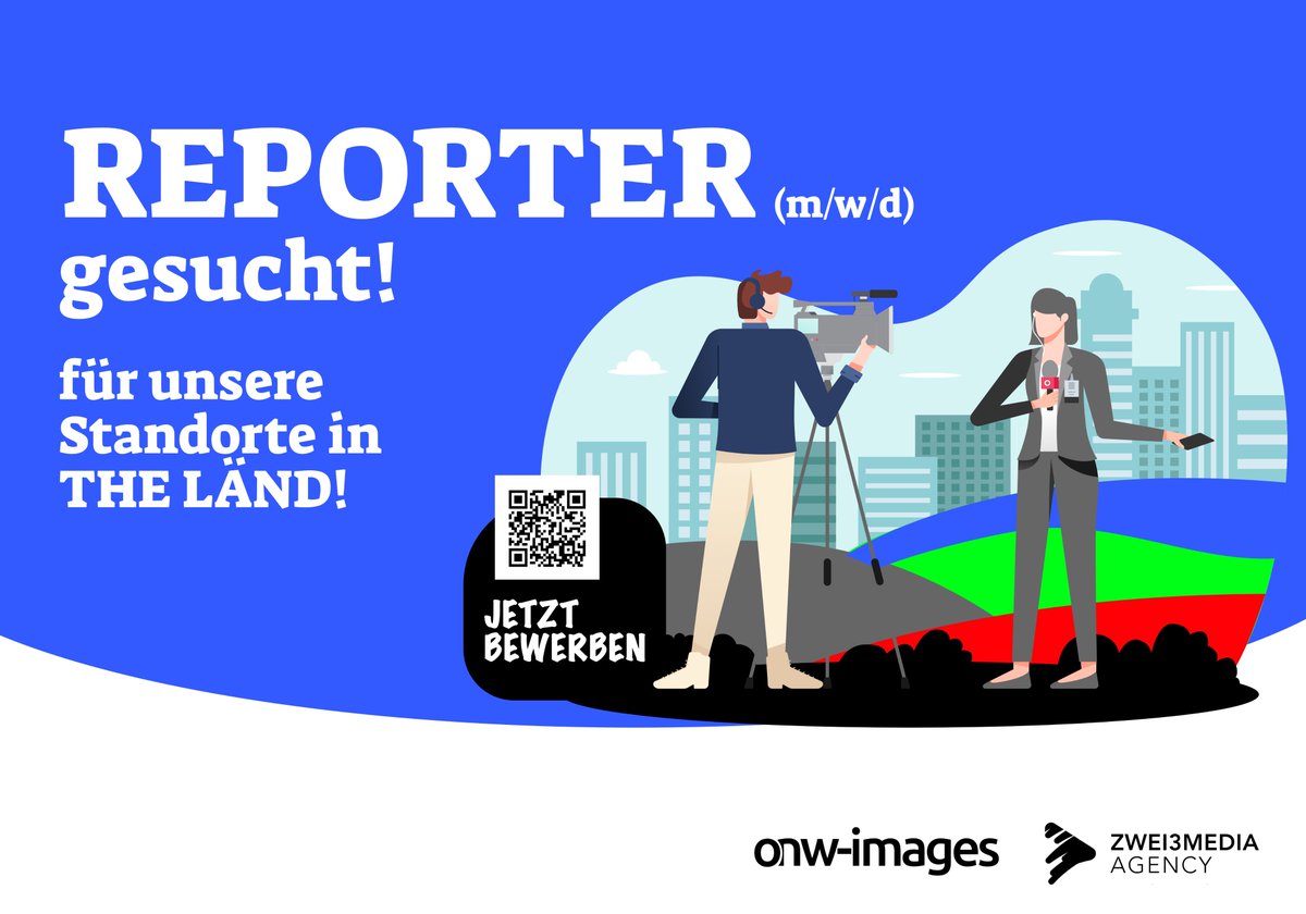 Wir suchen Freiberuflich oder selbstständig tätige Reporter / Fotografen / Videojournalisten (m/w/d) in ganz Baden-Württemberg.

onw-images ist eine der größten aufstrebenden Newsagenturen in Süddeutschland und spezialisiert auf die Berichterstattung von Foto und Video.