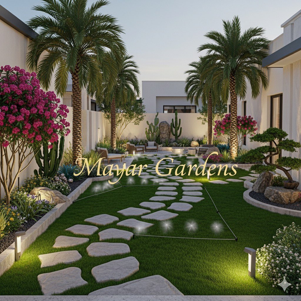 🌿 حوّل حديقتك إلى واحة ساحرة مع مؤسسة حدائق ميار! تصاميم عصرية، أنظمة ري ذكية، ولمسات إبداعية تناسب ذوقك. 📸 شاهد أعمالنا وشاركنا رأيك: ما النبتة المفضلة لديك؟ 🌱 تواصلوا معنا: 0502401487 أو عبر الواتساب: [ wa.me/966502401487] #تنسيق_حدائق #حدائق_ميار #ديكور_خارجي”