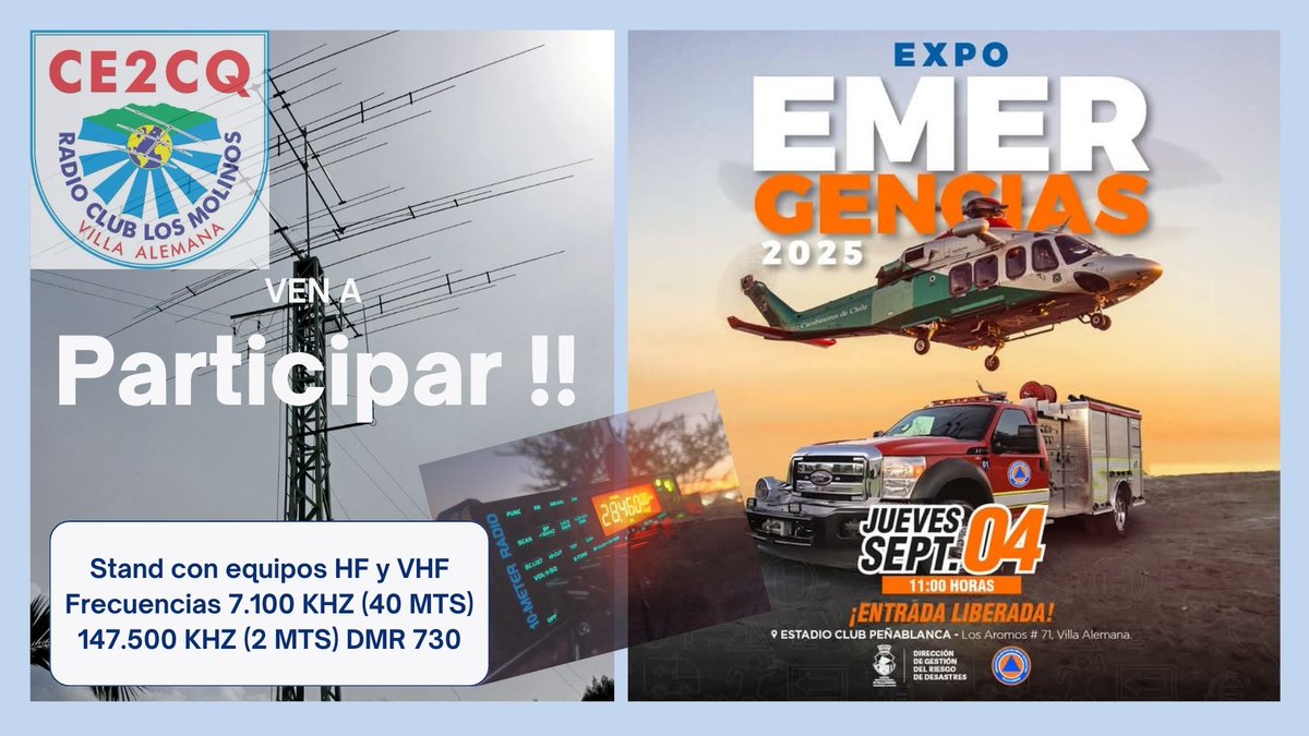 Expo emergencias de Villa Alemana, 04 de septiembre