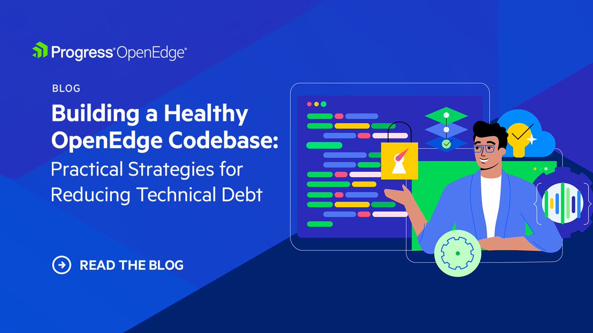 _OpenEdge_'s tweet image. How do you keep your underlying codebase clean as requirements evolve? 

In a recent webinar with our partner Software Improvement Group (SIG), we shared practical strategies to keep codebases strong. 

Read the blog to learn more: progress.com/blogs/building…