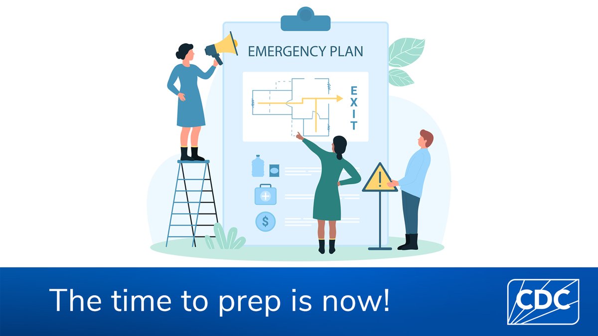 Disaster doesn’t knock. It barges in. Will your family know what to do?  Make a plan today. 📝

Emergency planning will help: bit.ly/4fEQVbs

#NationalPreparednessMonth #BeReady #FamilySafety #PrepYourHealth
