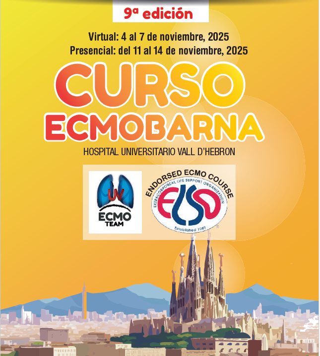 ECMOHUVH's tweet photo. https://t.co/FM2C4vcYrm
En este link hay información esencial para cualquier #ECMO Center. 
Asistencia ECMO de calidad: contenido de #ECMOBARNA2025, en primeras dos semanas de noviembre. Un curso con certificado @ELSOOrg 
Últimas plazas disponibles para presencial! https://t.co/EH6sBxVFQH