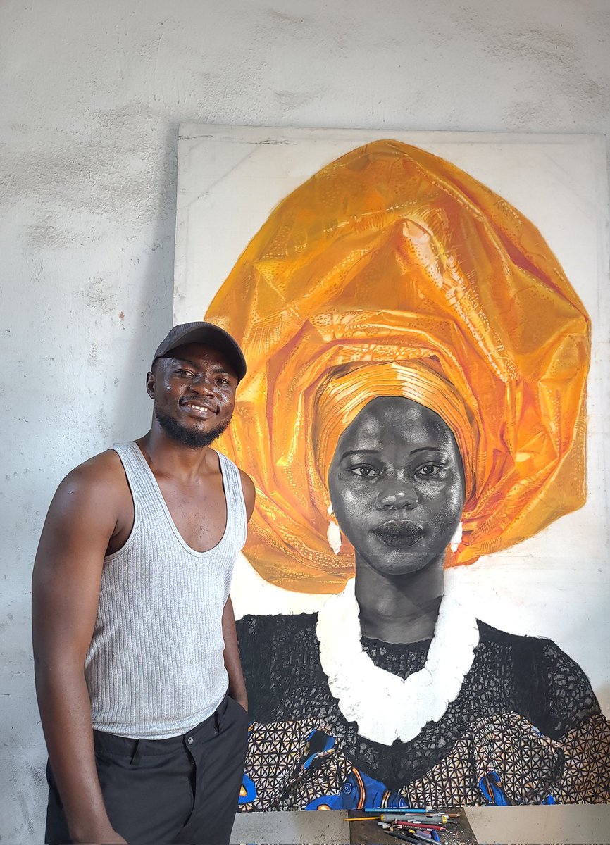 Odinaka Abugu (@oabugu96976) on Twitter photo I just concluded the clothes details .
This piece made 4 months yesterday, and I am not yet done. It's hasn't been easy pulling these details on a 4ftby6ft canvas.  All I am pleading is your support by just a retweet. God bless you 🙏 I just concluded the clothes details .
This piece made 4 months yesterday, and I am not yet done. It's hasn't been easy pulling these details on a 4ftby6ft canvas.  All I am pleading is your support by just a retweet. God bless you 🙏