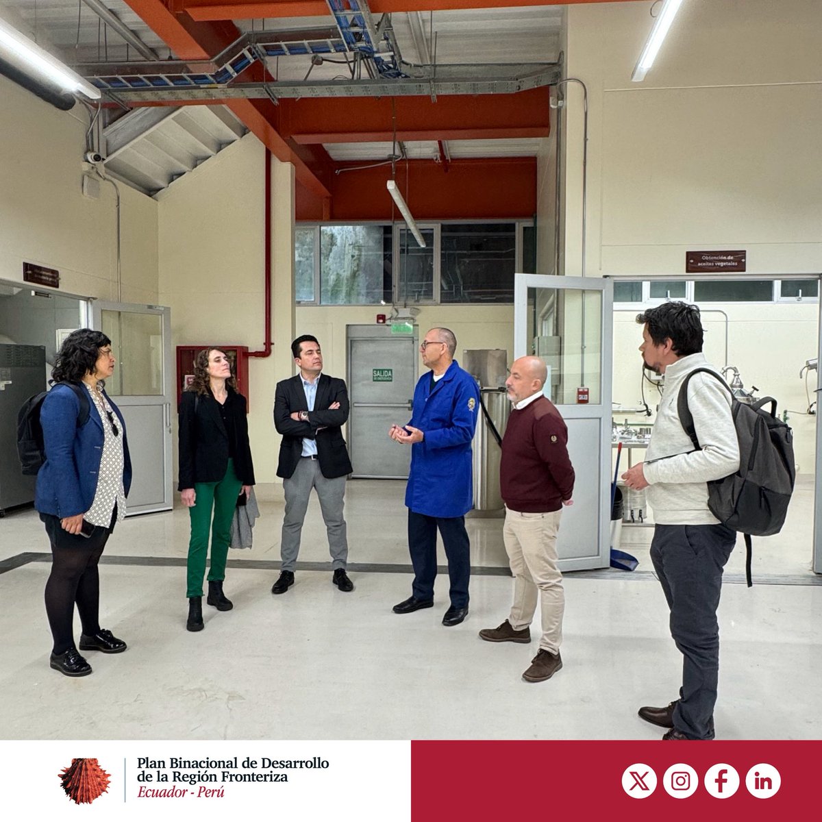 🤝🌎 En el marco del proyecto “Fronteras innovadoras”, el Capítulo 🇪🇨 del Plan Binacional junto a UTEC (Uruguay) visitó la UTPL, fortaleciendo la cooperación en emprendimiento, innovación y desarrollo sostenible.

#PlanBinacional #FronterasInnovadoras #Integración