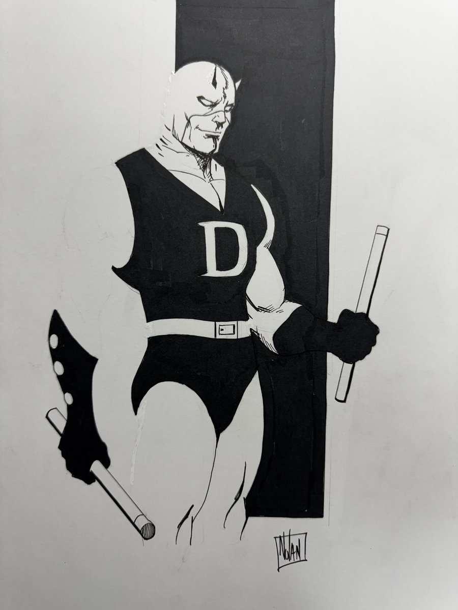 $500
I drew this Daredevil piece on <a href="/aaronlopresti/">aaronlopresti</a>’s Graybeard’s show.
It’s 11x17 and that price includes your shipping. PM me if you are interested.