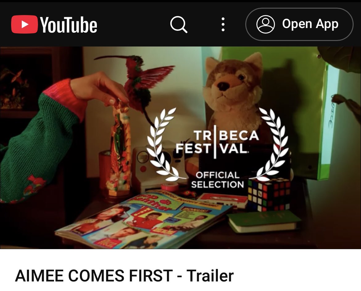 NEW trailer for #AimeeComesFirst 🎬

Can’t wait for you all to see it! 🤗

m.youtube.com/watch?v=2IZ8ii…