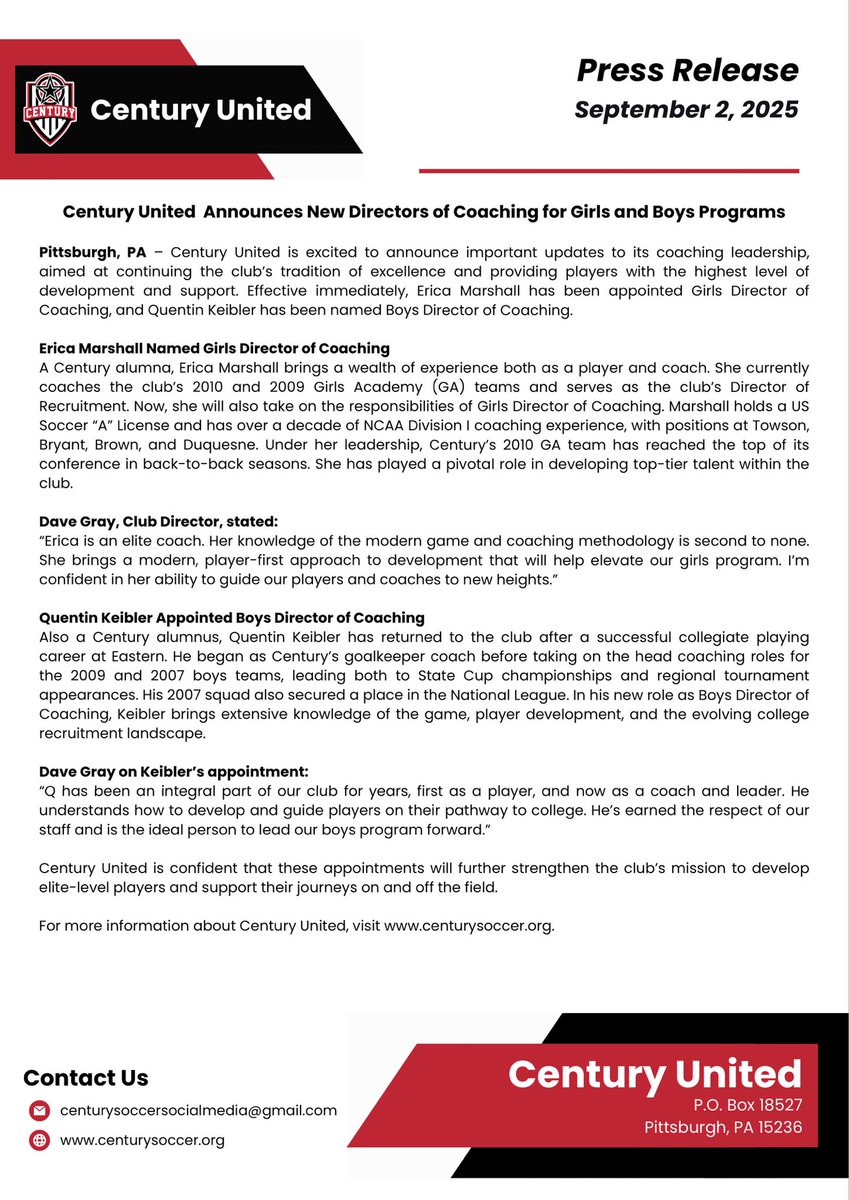 New era. 
New leadership. 
Same tradition of excellence. 

#RepCentury