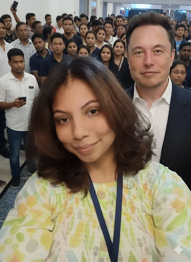 Tesla is Launching its new model in India, and they have called top creators to promote it.

I was not invited, and also Elon didn't come 
I am just trying Google Nano Banana New AI version :)