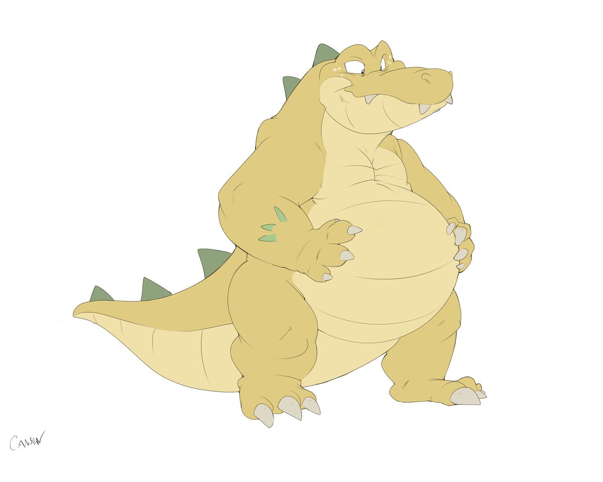 What if Reppy was a gator?🤔Well thanks to <a href="/cansonzard/">Canson</a> I be snappin and yappin! Also happy tummy tuesday :3