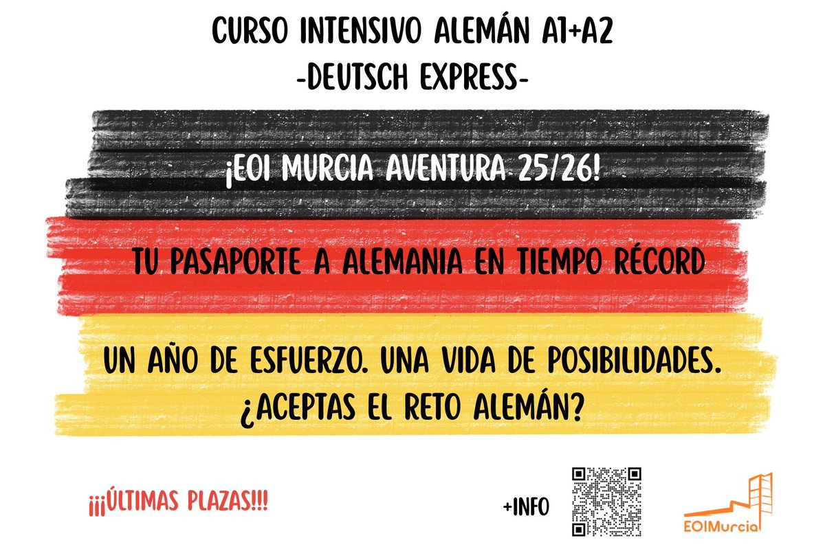 Matrícula del 4 septiembre al 17 de octubre. ¿Aceptas el reto? 🙃
