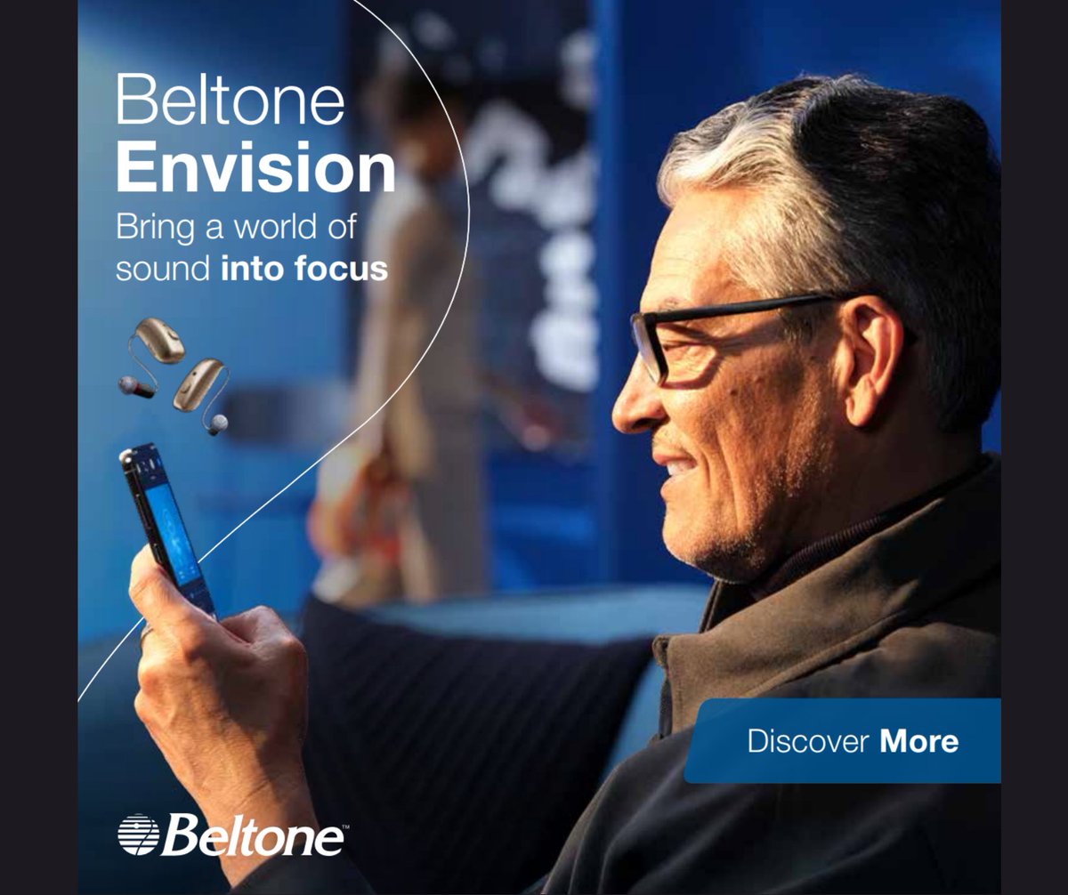 BeltoneUsa's tweet image. Enjoy the clearest #Bluetooth® LE Audio experience ever w/Beltone Envision™ #hearingaids! Stream sound effortlessly &amp;amp; take hands-free calls w/just a tap on your device! Contact your local #Beltone today to learn more by visiting beltone.com.