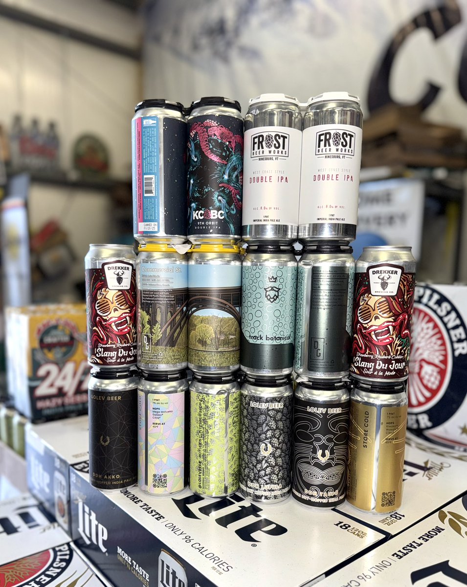 It’s another great day for fresh beers at the Creek! The <a href="/SareneCraftBeer/">Sarene Craft Beer</a> truck just pulled up with a whole bunch of goodies for yinz, including three limited edition DDH IPAs from <a href="/lolevbeer/">Lolev Beer</a>, two freshies from Dancing Gnome, plus some bangers from <a href="/DrekkerBrewing/">Drekker Brewing</a>,