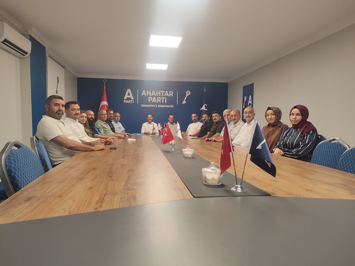 Anahtar Parti Osmaniye (@anahtarparti80) on Twitter photo Anahtar parti Osmaniye yönetim kurulu toplantısını yaptı. Ülkemize ve Osmaniyemize hayırlı olsun.
<a href="/anahtarparti/">Anahtar Parti</a> <a href="/yavuzagiraliog/">Yavuz Ağıralioğlu</a> <a href="/vetmehmetaslan/">Mehmet Aslan</a> <a href="/anahtar_80KK/">Anahtar Parti 80 Kadın Kolları</a>
<a href="/SebadtinOktem/">Sebadtin Öktem</a> <a href="/Serdardemir_80/">Serdar Demir</a> @mehmetK70029623 <a href="/Mehmetkose80/">Mehmet Köse</a>
<a href="/huseyin_kanza/">Hasan Hüseyin KANZA</a> <a href="/IldecMetin34452/">Metin İldeç</a> Anahtar parti Osmaniye yönetim kurulu toplantısını yaptı. Ülkemize ve Osmaniyemize hayırlı olsun.
<a href="/anahtarparti/">Anahtar Parti</a> <a href="/yavuzagiraliog/">Yavuz Ağıralioğlu</a> <a href="/vetmehmetaslan/">Mehmet Aslan</a> <a href="/anahtar_80KK/">Anahtar Parti 80 Kadın Kolları</a>
<a href="/SebadtinOktem/">Sebadtin Öktem</a> <a href="/Serdardemir_80/">Serdar Demir</a> @mehmetK70029623 <a href="/Mehmetkose80/">Mehmet Köse</a>
<a href="/huseyin_kanza/">Hasan Hüseyin KANZA</a> <a href="/IldecMetin34452/">Metin İldeç</a>