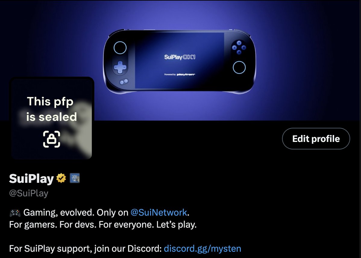 SuiPlay's tweet image. My pfp is sealed, wbu @SlushWallet?