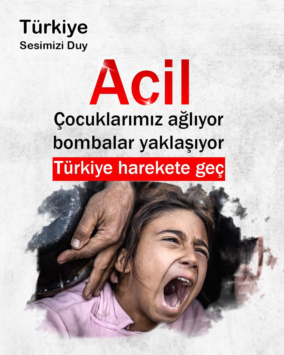 Gazze’de zaman tükendi.
Lütfen #TürkiyeSesimiziDuy
➡️ Beklemek artık ölüm demektir.
#Gazze #Filistin