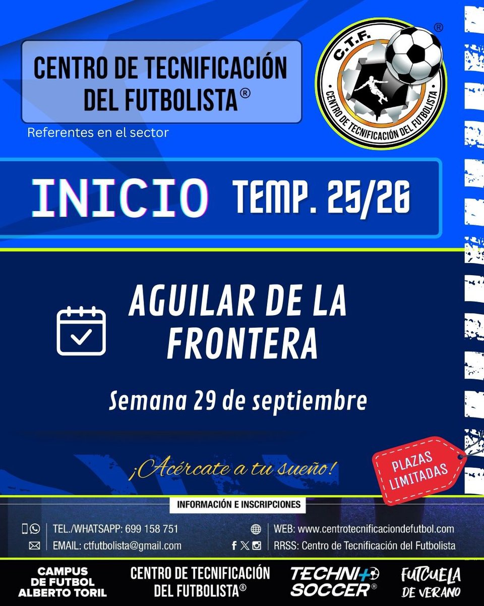 Centro de Tecnificación del Futbolista - CTF tweet media