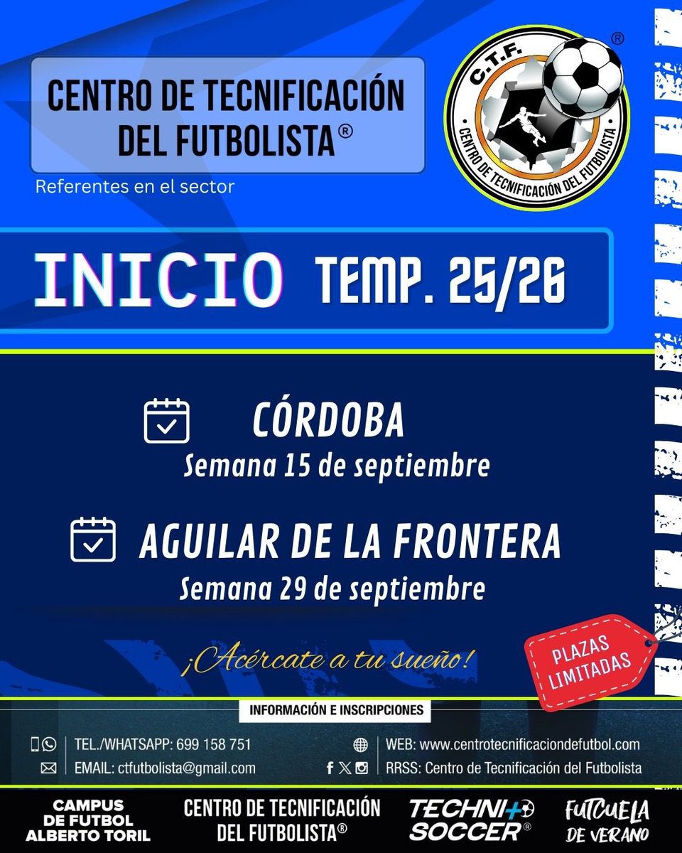 Centro de Tecnificación del Futbolista - CTF tweet media