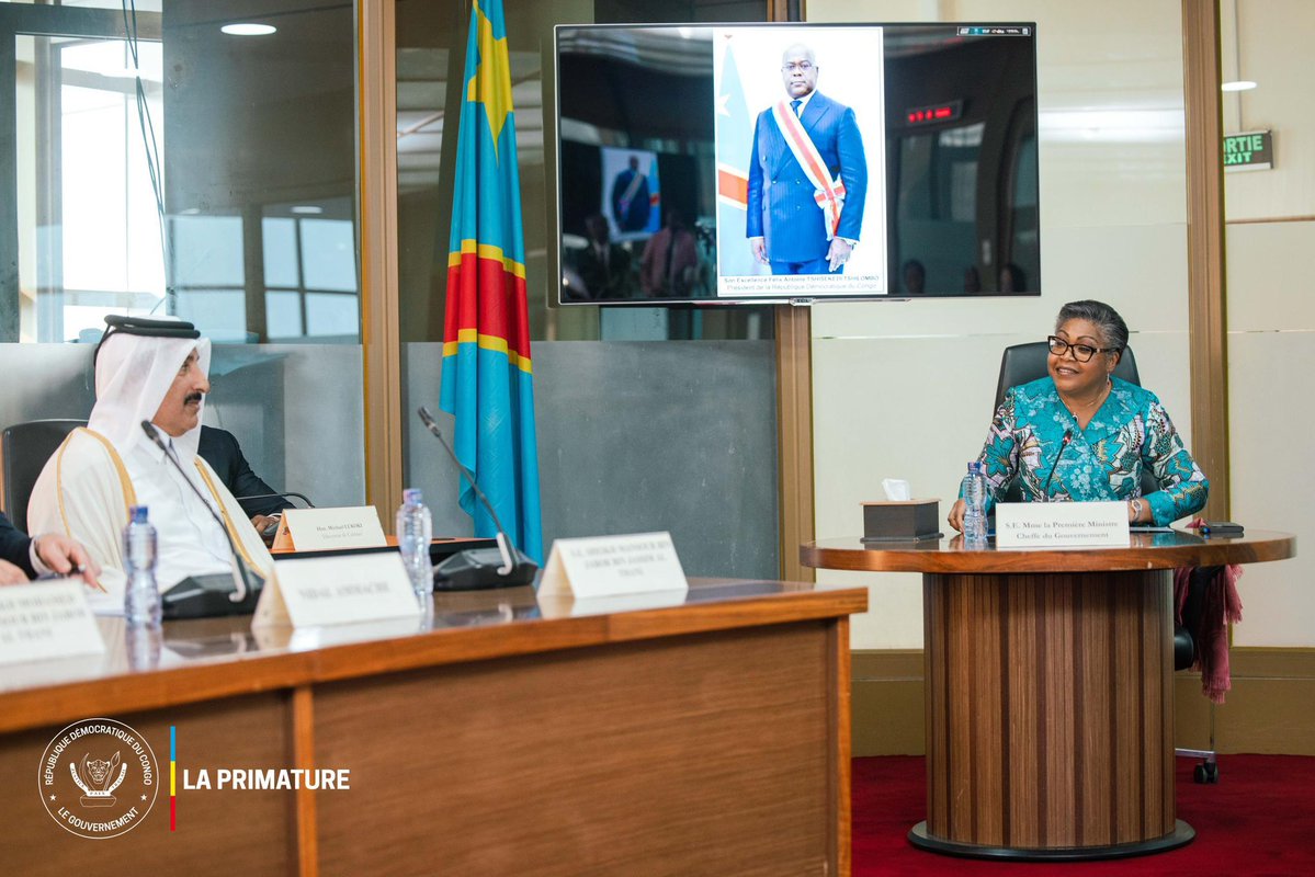 #Carter *loba_eunice (@eunice_loba) on Twitter photo #RDC #Qatar: 02.09.2025| La Première Ministre <a href="/SuminwaJudith/">Judith SUMINWA TULUKA</a> a rencontré la délégation d’Al Mansour Holding conduite par Son Altesse Sheikh Mansour Bin Jabor Bin Jasim Al Thani.
• Lettre d’intention pour un investissement stratégique de 21 Mds USD
• 8 MoU en finalisation dans #RDC #Qatar: 02.09.2025| La Première Ministre <a href="/SuminwaJudith/">Judith SUMINWA TULUKA</a> a rencontré la délégation d’Al Mansour Holding conduite par Son Altesse Sheikh Mansour Bin Jabor Bin Jasim Al Thani.
• Lettre d’intention pour un investissement stratégique de 21 Mds USD
• 8 MoU en finalisation dans