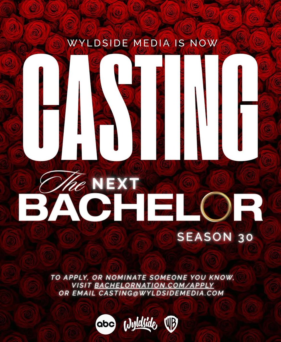BonnieTV's tweet image. PlsRT NOW Casting The Bachelor. Reach out to me to apply or to nominate someone. #thebachelor #casting #findlove #bachelornation