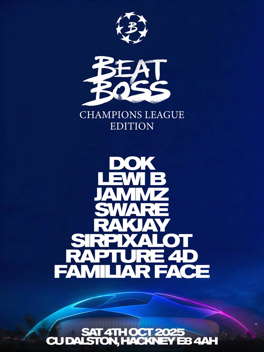 #BeatBoss10 THE CHAMPIONS LEAGUE (@beatbossgrime) on Twitter photo 