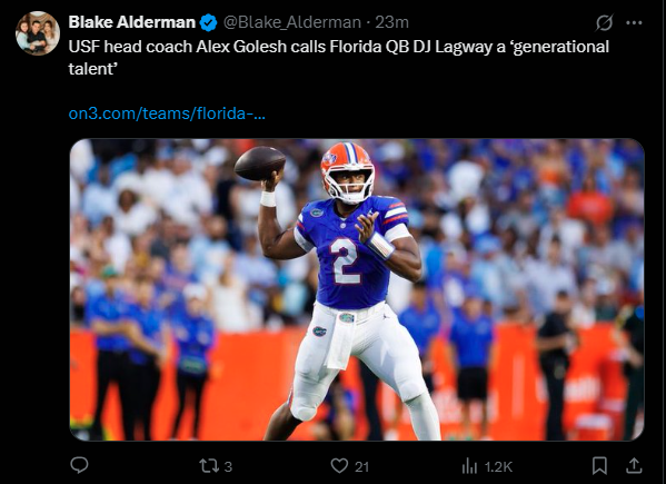 Gator_Larry (@larry_peenar) on Twitter photo 