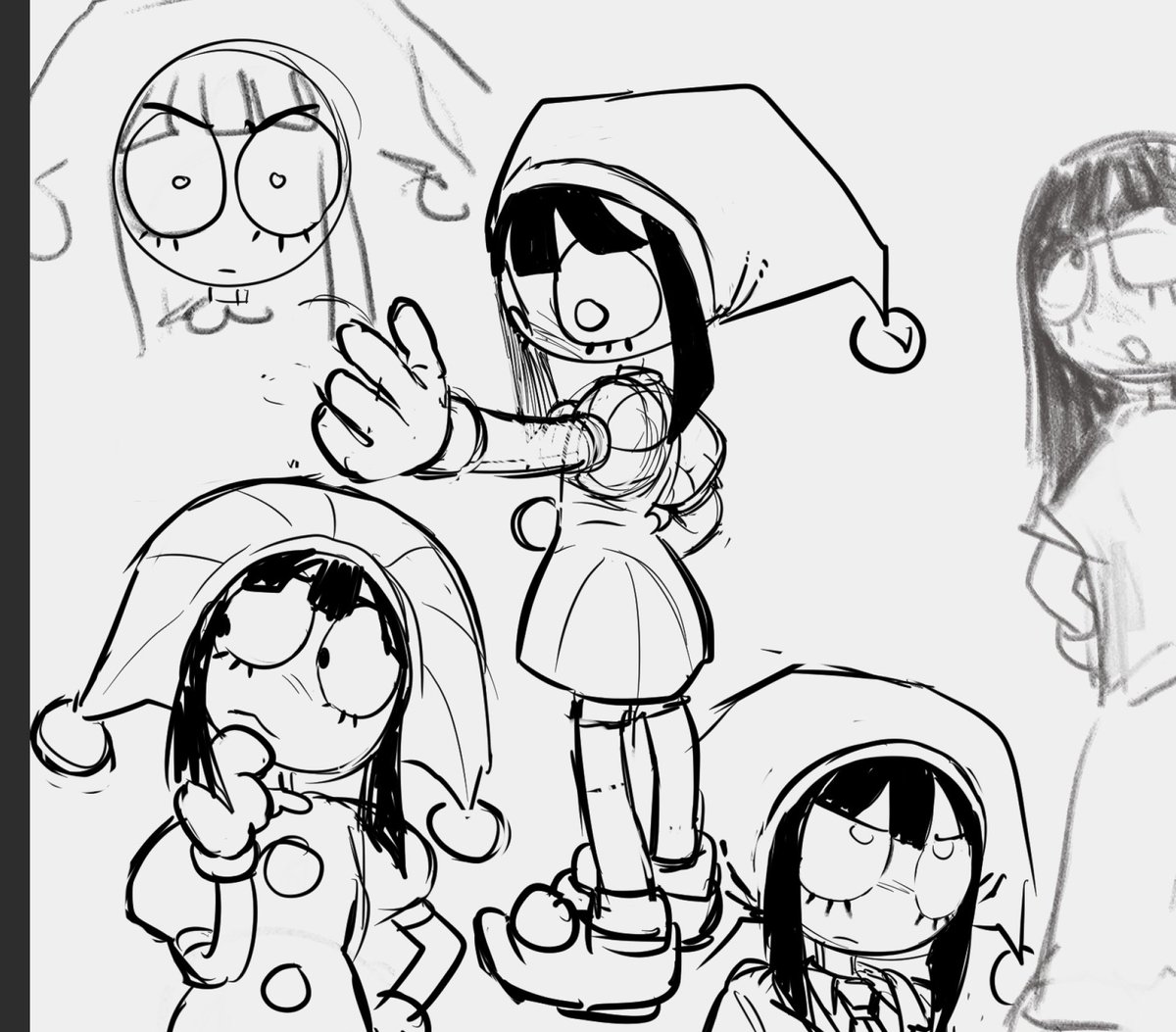 Pokersmtng's tweet image. Perfectioning my pomni yay #tadc #Pomni