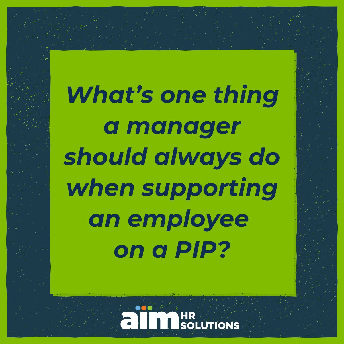 aimhrsolutions's tweet image. ✨ Performance Improvement Plans don’t have to be a last stop, they can be a turning point. The way a manager shows up can make all the difference.

#HumanResources #PeopleFirst #Leadership #PerformanceManagement #EmployeeSuccess