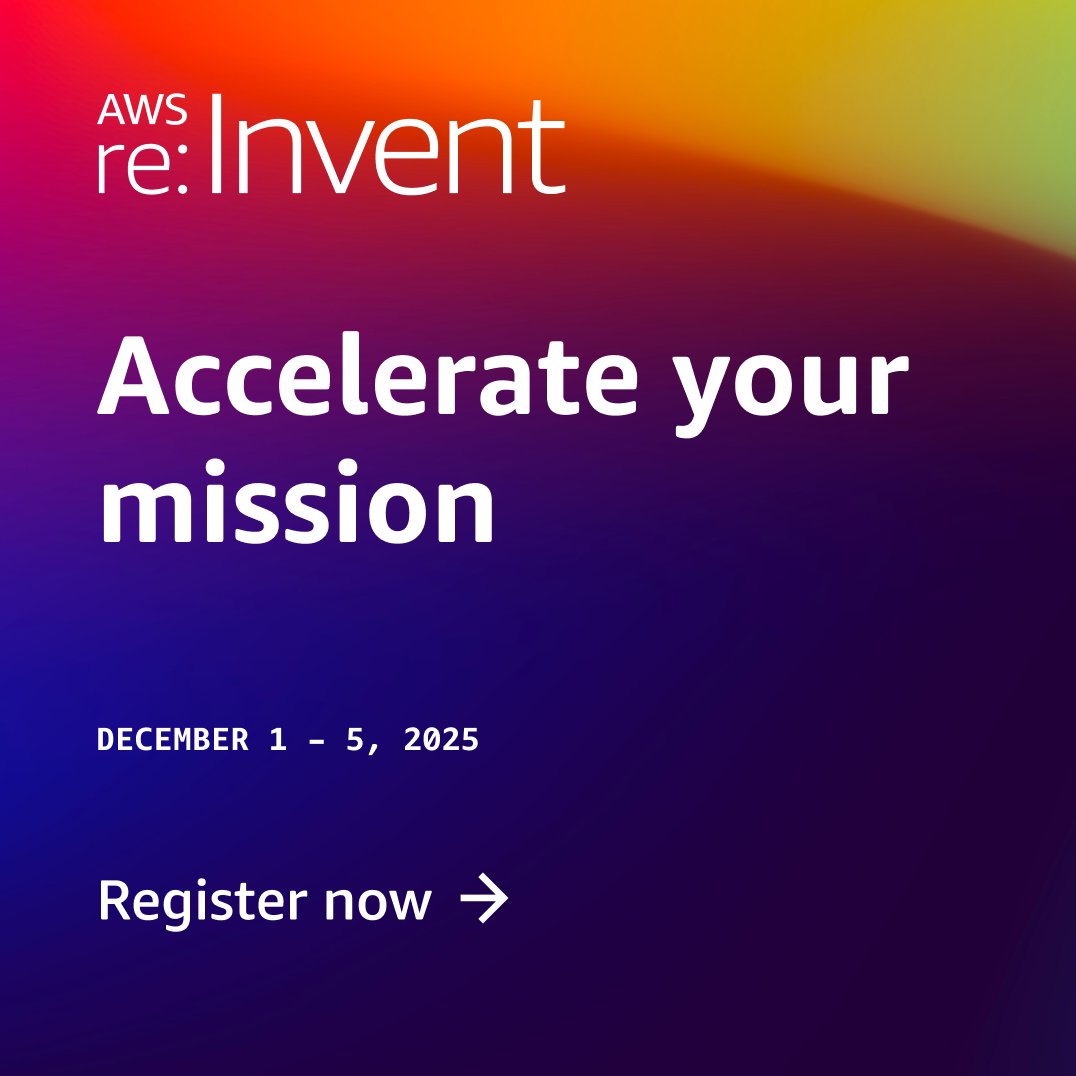 AWS_Gov's tweet image. It&apos;s time to take your organization to the next level of mission success!  Join your peers to learn from AWS Public Sector ☁️ experts &amp;amp; discover solutions to your organization&apos;s most pressing problems.

Register today! go.aws/45VbUnf