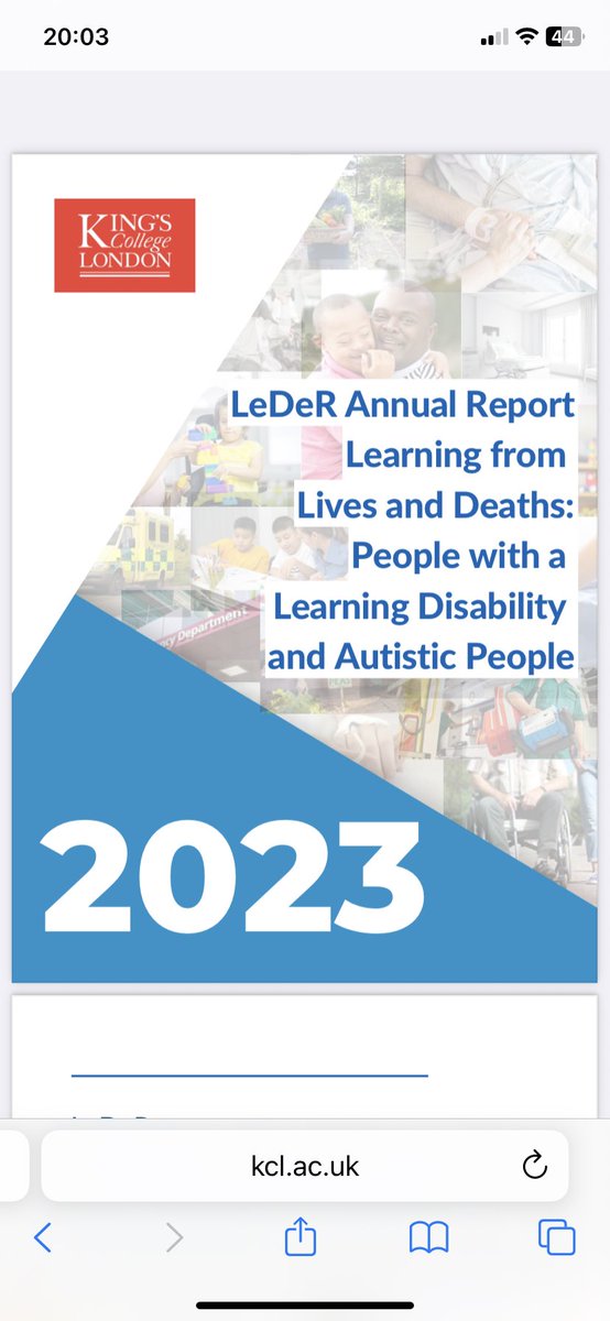 The date brutally evidences how unimportant, people with learning disabilities are viewed and (not) treated.