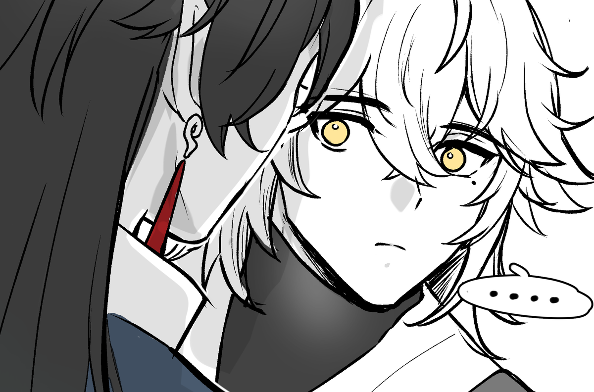 刃 ,丹恒(崩壊スターレイル) ,丹恒(公式コスチューム) 「You know you shouldn't test my patience 」|rie @ cf16 E25-26ab !🔥のイラスト