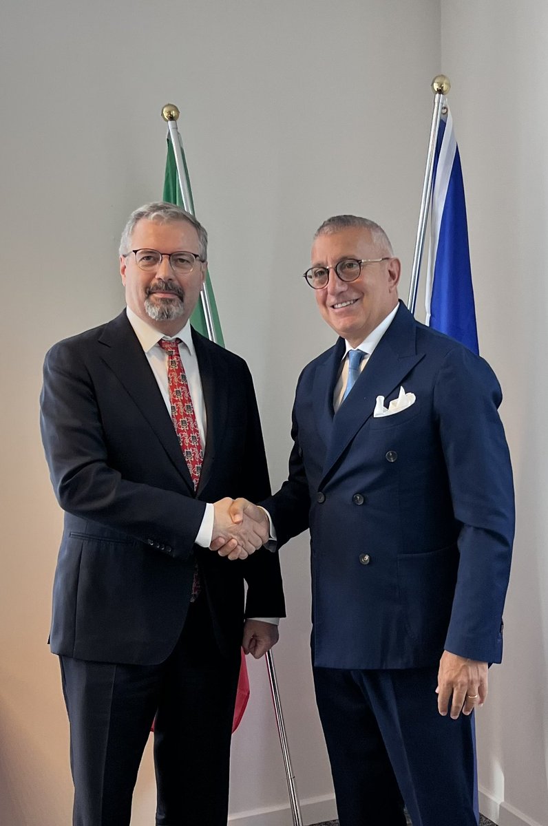 Agron Bajrami (@agronbajrami) on Twitter photo Great meeting with <a href="/AlbericoGambino/">Alberico Gambino</a>, 🇮🇹 MEP & Vice Chair of <a href="/Europarl_EN/">European Parliament</a>'s AFET Committee. Discussed Western Balkans, EU goals, and shared priorities. We agreed on the need to advance Kosovo’s European agenda, ensure regional stability, and strengthen European unity. Great meeting with <a href="/AlbericoGambino/">Alberico Gambino</a>, 🇮🇹 MEP & Vice Chair of <a href="/Europarl_EN/">European Parliament</a>'s AFET Committee. Discussed Western Balkans, EU goals, and shared priorities. We agreed on the need to advance Kosovo’s European agenda, ensure regional stability, and strengthen European unity.