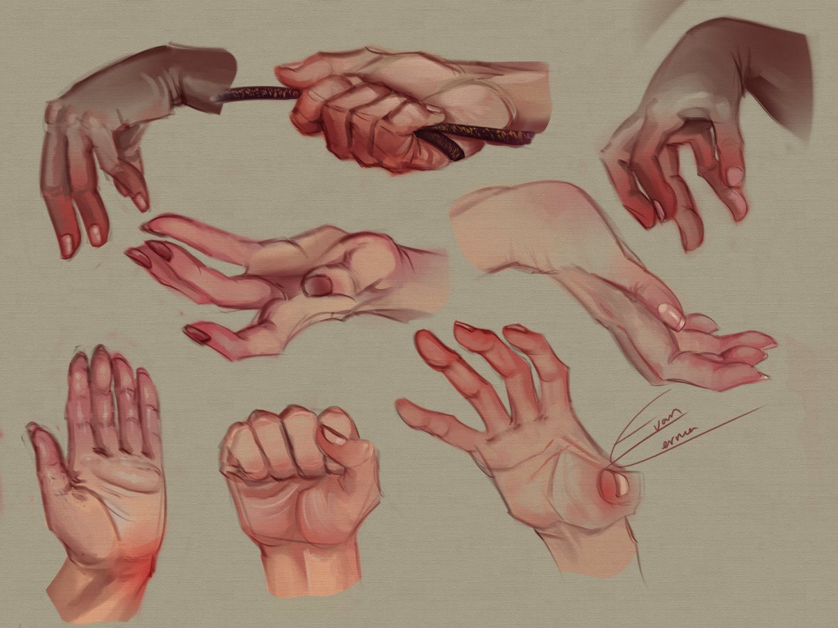 evanlerma_'s tweet image. Some hands study 
#digitalart #handstudy #sketch
