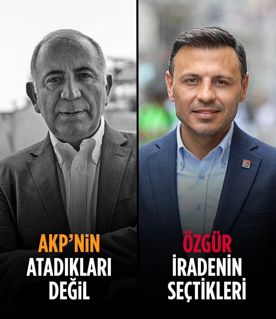 Genel Başkanımız Sayın Özgür Özel 
Gürsel tekin partiden ihraç ettik. 
Artk chp’ye giremez.
CHP’li hiç kimse sarayın kurduğu bu kumpasın parçası olamaz.
Parçası olanın partiyle ilişiğini keseriz.

CHP İl başkanımız Özgür Çelik Ötesi YOK.
 #CHPTeslimAlınamaz