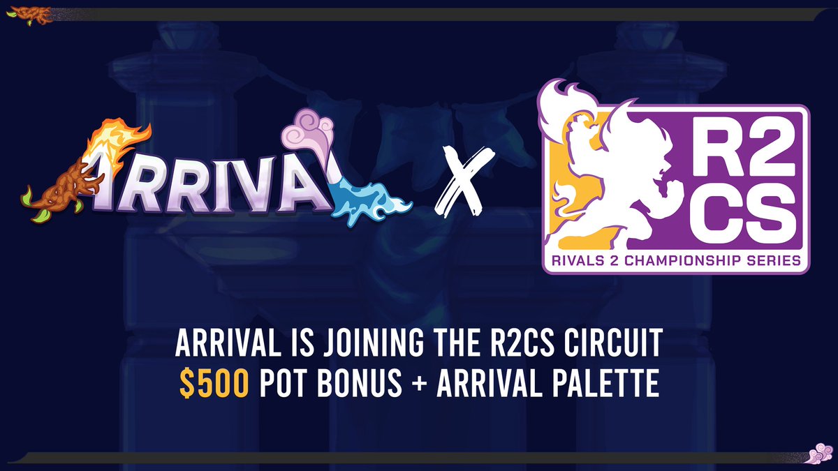 We're happy to announce that Arrival 3  is joining the European Rivals 2 Championship Series!

This means that we will receive a $500 pot bonus and a custom palette for all attendees!

📆 Saturday 25th October 
🌍 Red Bull Gaming Sphere, London

start.gg/arrival3