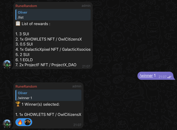 The Challenge is off to a great start with Mishuliki and an impressive mint.

RuneRandom has spoken: a GHOWLETS NFT signed by OwlCitizensX is joining your collection.

Congrats again !

--Trinity