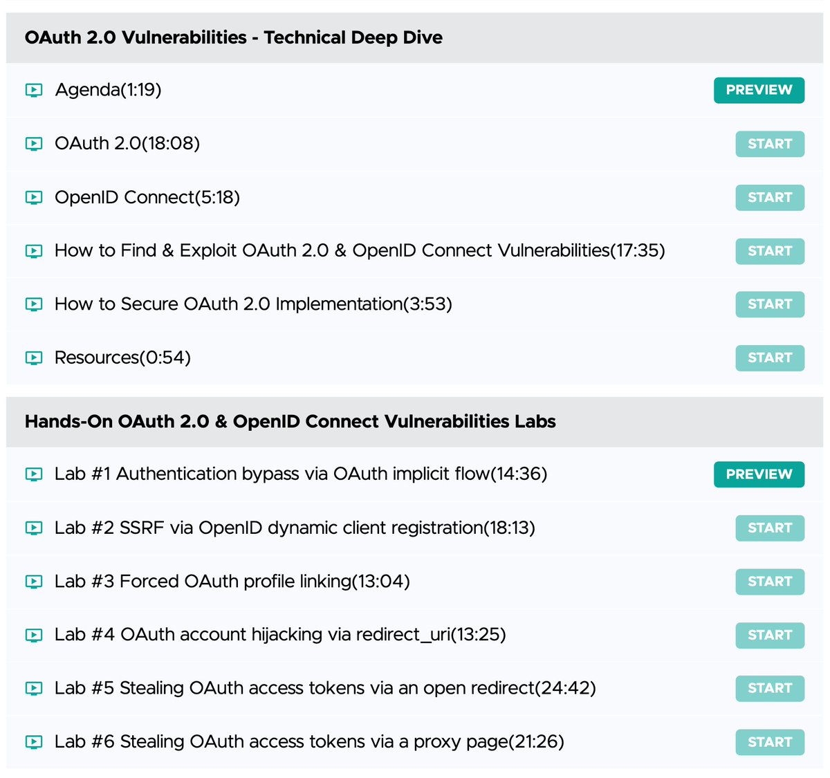 🎉 New Course Alert + Giveaway! 🎉

I'm excited to announce a brand-new course on Rana Khalil's Academy - OAuth 2.0 Vulnerabilities.

This course includes:

📚 A technical deep dive into OAuth 2.0 and OpenID Connect: what they are, how they work, the common pitfalls in