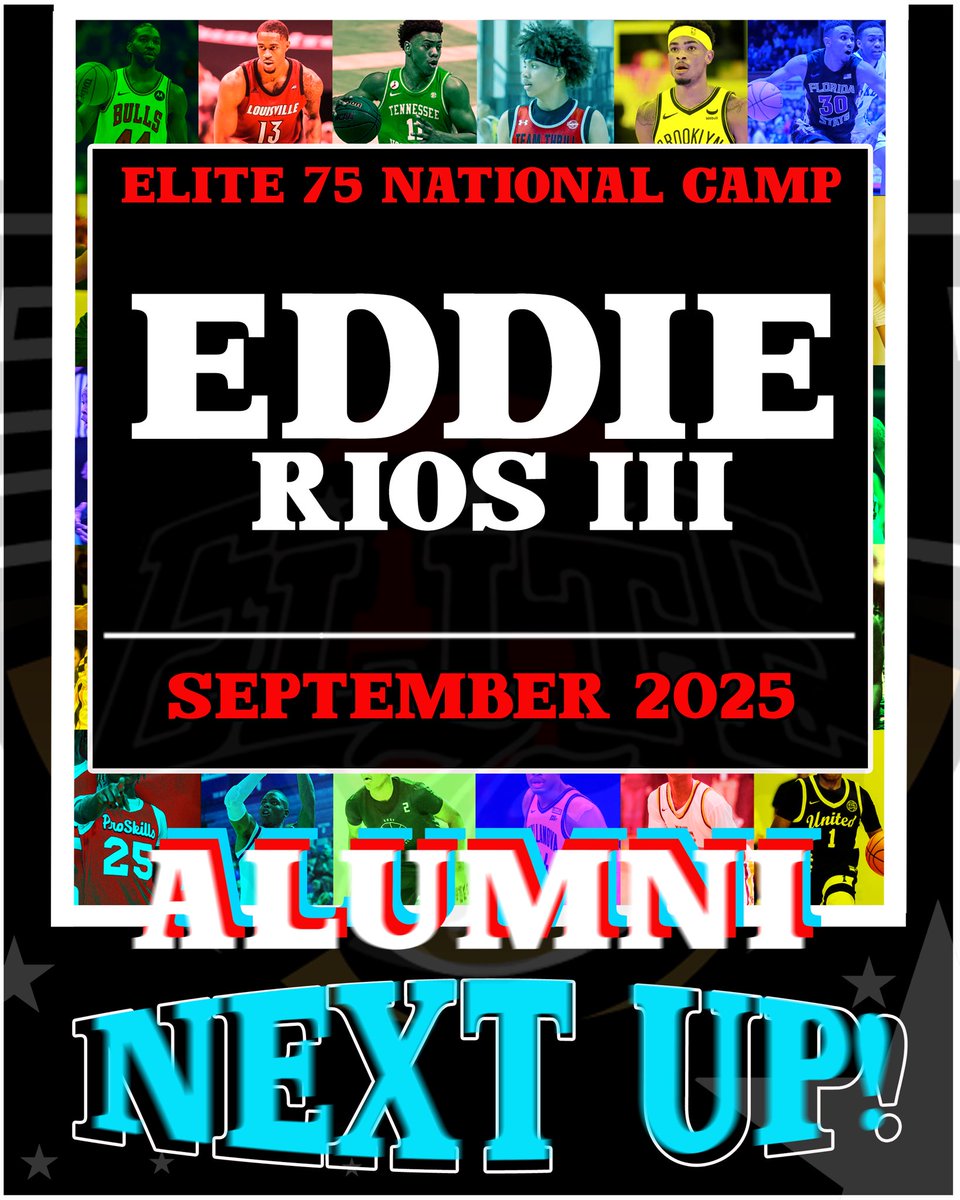 Class of 2030 (Florida Rebels EYBL) Eddie Rios III is NEXT UP to make a name for himself at the Elite 75 National Camp in Charlotte, NC this September.