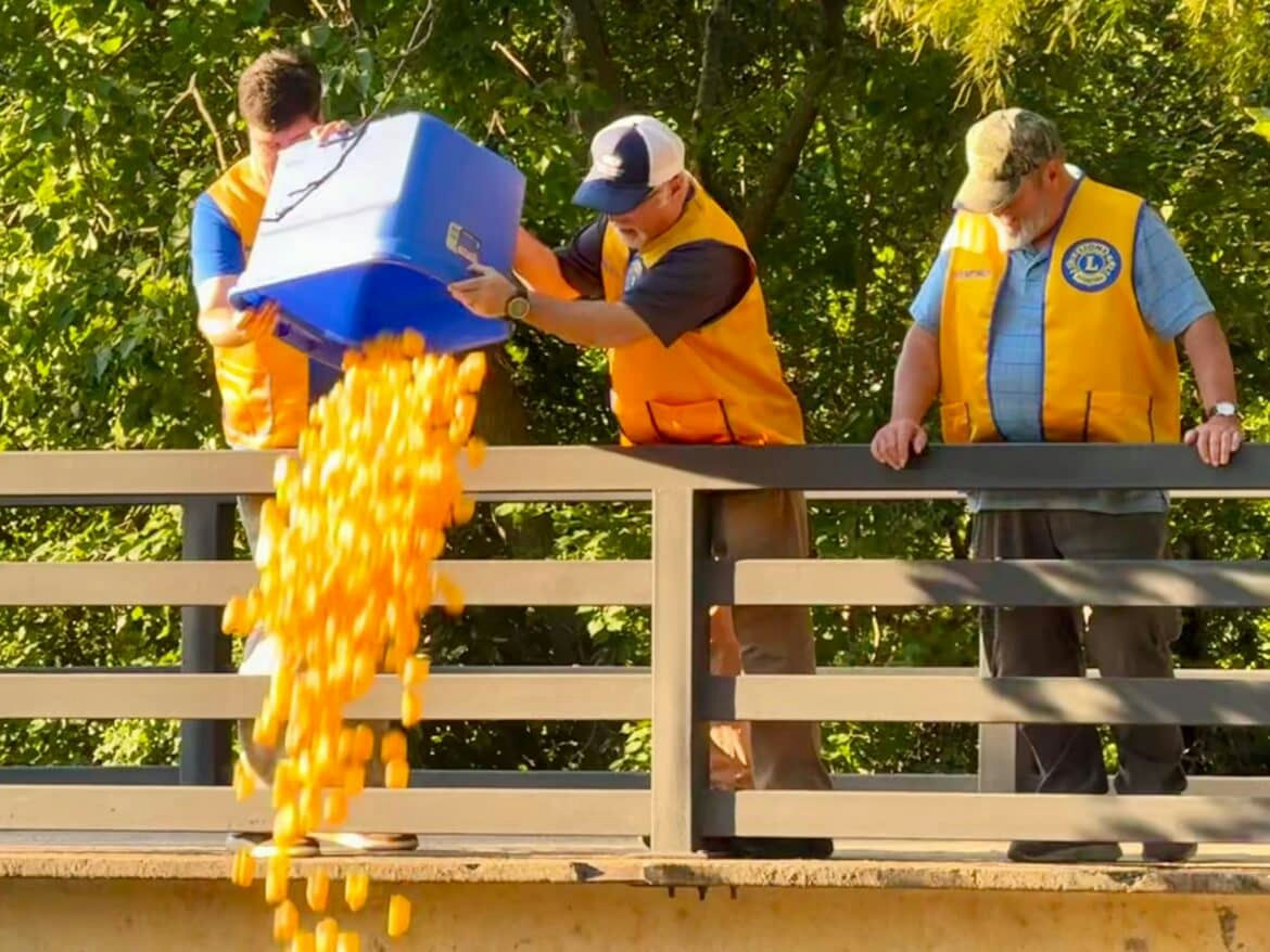 West Elmore Lions Club Duck Race
September 5th | 5:30 PM
📍 Millbrook, AL

Join for an evening of fun and community as hundreds of ducks race for a cause! Proceeds to support local charities.

Adopt a duck, cheer it on, and make a difference! $10 per duck  westelmorelions.org
