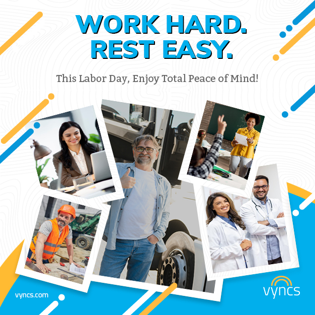 MyVyncs's tweet image. After a year of hard work, you deserve to enjoy the long Labor Day weekend. Whether you&apos;re hitting the road for one last summer adventure or staying home to relax, #Vyncs GPS Trackers are your key to peace of mind!

#LaborDay2025 #GPSTracker #CarGPSTracker #TeenDrivertracking