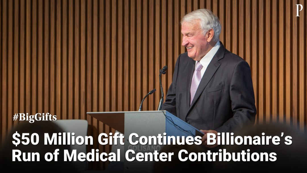 The man who gave half a billion dollars to 125 nonprofits last year is giving again. Thomas Golisano recently pledged $50 million to <a href="/KaleidaHealth/">Kaleida Health</a> to support specialized pediatric care at @OCHBuffalo. 

The Buffalo, N.Y., medical center will be renamed Golisano Children’s