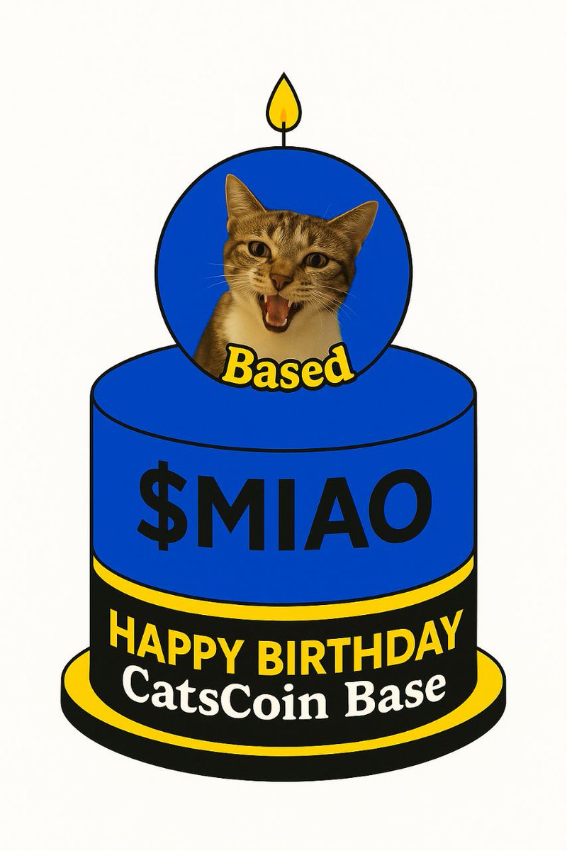 $MIAO birthday cake Ordered ✅ 

Who wanna join da perty?