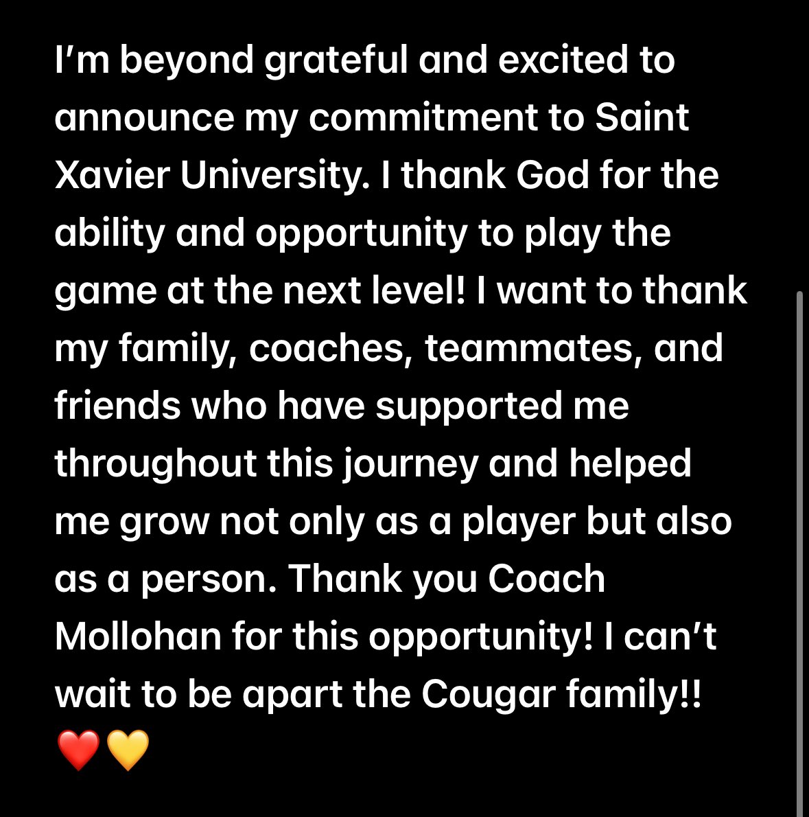 🚨2026 COLLEGE COMMITMENT ALERT!🚨
ECSTATIC to announce that <a href="/BEkwinski/">Brooke Ekwinski</a> has committed to attend &amp; play softball for <a href="/SXUsoftball/">SXU Softball</a>. This one's a keeper, Cougar family. So incredibly proud of you Brooke. St. Xavier is getting one of the best out there and can't wait to cheer you on!