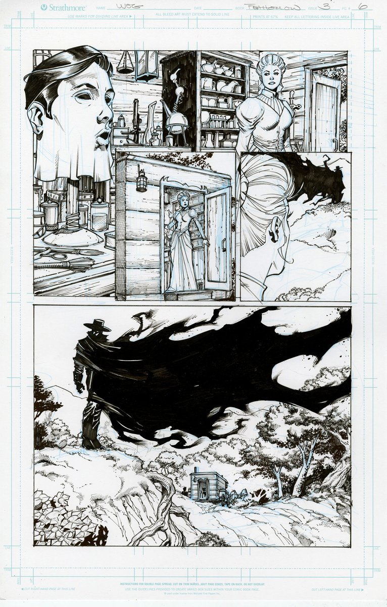 I'm inking page 63 of 65 right now!  Back #WraithOfGod #3: Fear Hollow, while there's still time!  indiegogo.com/projects/wrait…