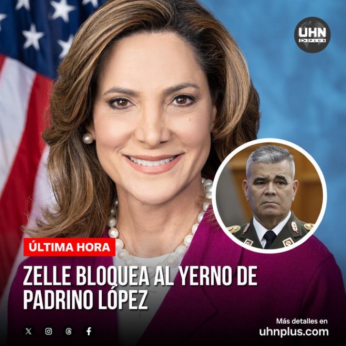 lilianaf523's tweet photo. 🚨LO ULTIMO‼️ La congresista María Elvira Salazar acaba de confirmar que Zelle bloqueó a Daniel Puglia, yerno de PADRINO LÓPEZ, agradeciendo la decisión y advirtiendo que ninguna empresa estadounidense debe ser cómplice de la narco-élite chavista. https://t.co/YrKIKFTNsu