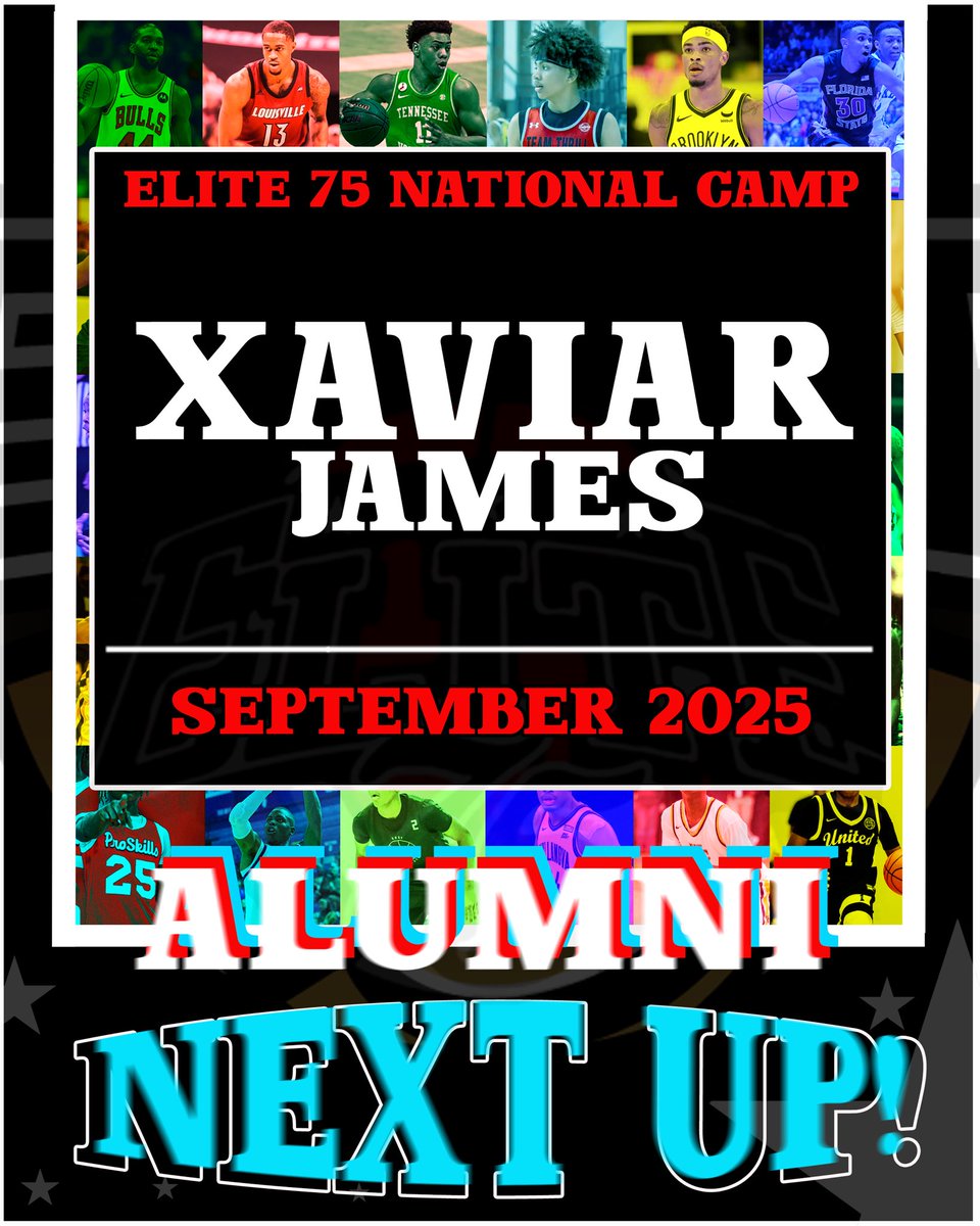 Class of 2032 1 of 1 Academy Elite (NC) Xaviar James is NEXT UP to make a name for himself at the Elite 75 National Camp in Charlotte, NC this September.