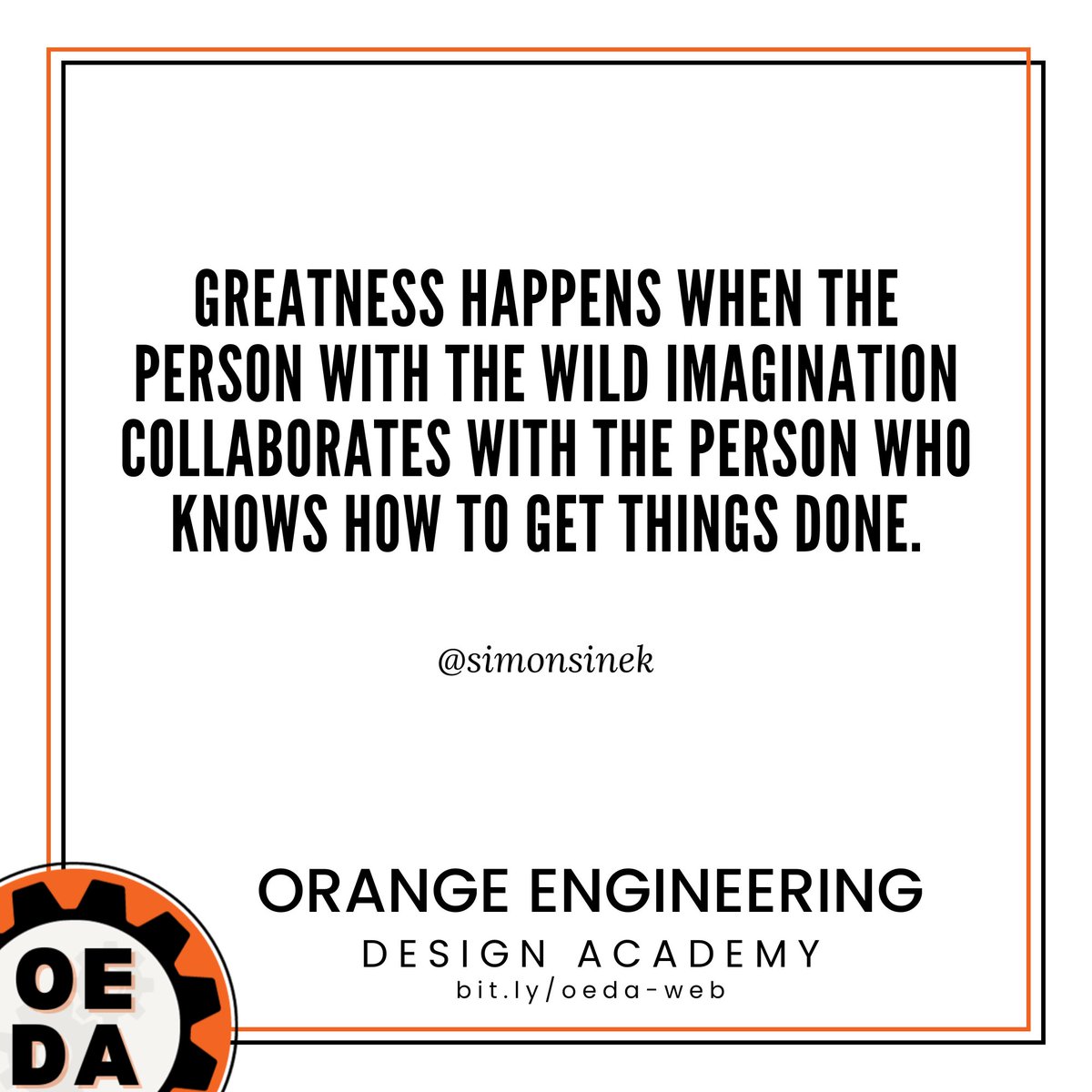 OrangeHS_OEDA's tweet image. We want to wish all students a wonderful start to the 2025-2026 school year.

As you pursue #greatness, which person are you? The "wild imagination" or the "get it done" type?

@OrangeHS_NC , @OrangeCoSchools, @simonsinek